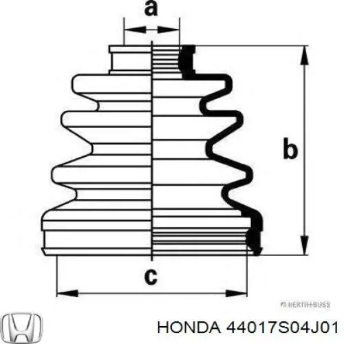  44017S04J01 Honda