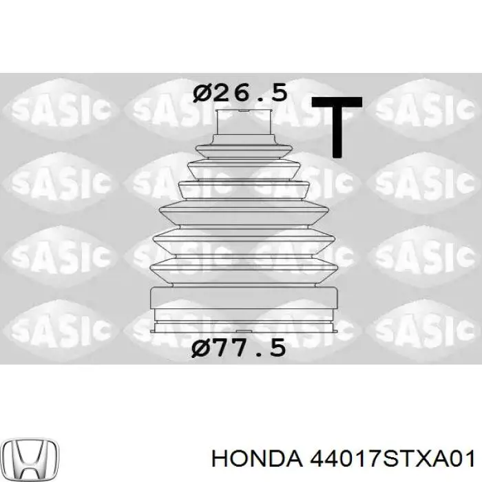 Пильник гранати внутрішній, передній півосі Honda 44017STXA01 ціна, від 29.89 USD