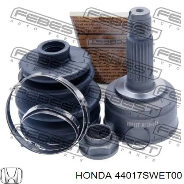 Купити 44017SWET00 Honda Пильник шарніра кутових швидкостей внутрішній передній