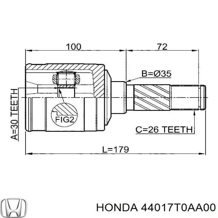 44017T0AA00 Honda 