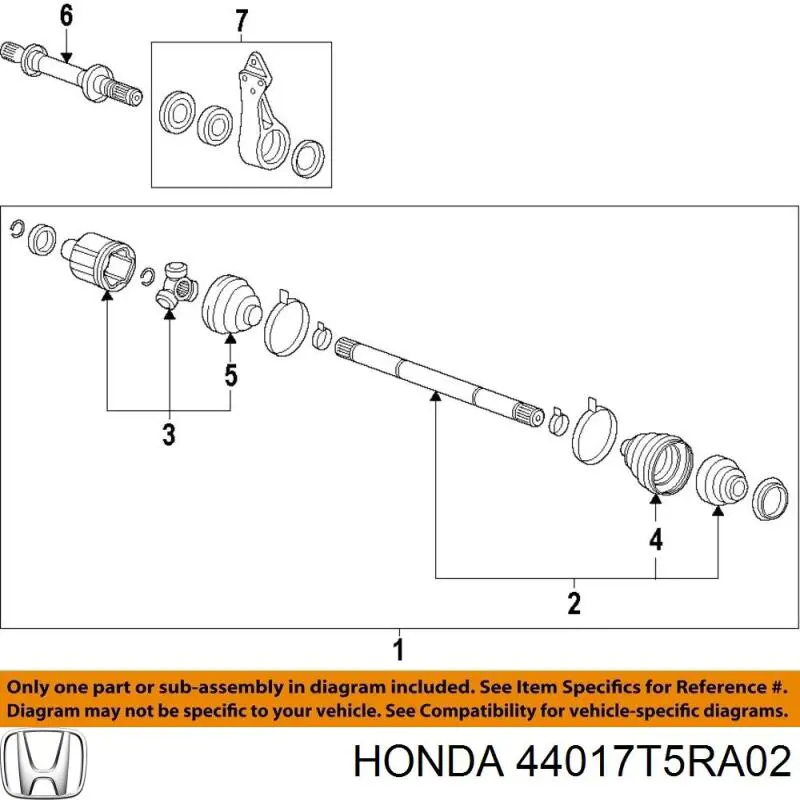 44017T5RA02 Honda 