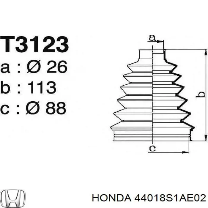  Honda 44018S1AE02 ціна, від 16.13 USD