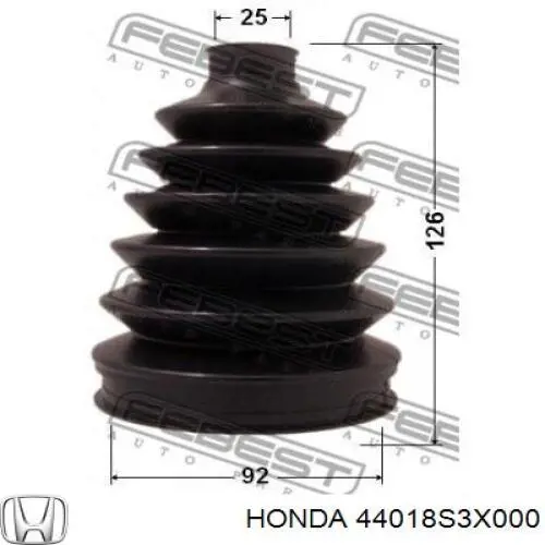 44018S3X000 Honda пильник шруса зовнішній, передній піввісі