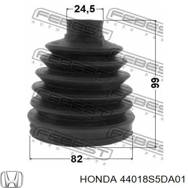 Купити 44018S5DA01 Honda Пильник шарніра приводу
