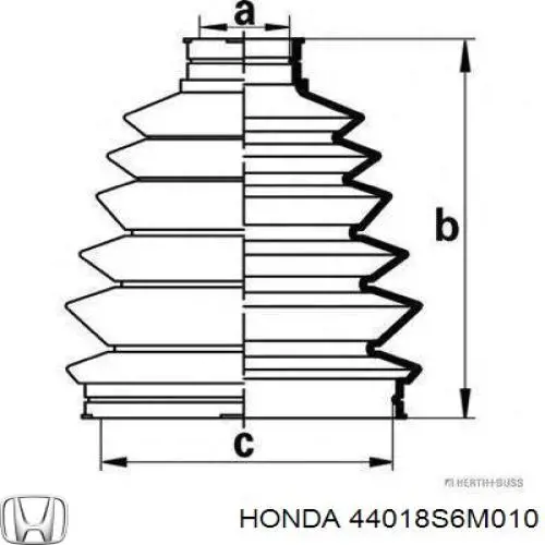  44018S6M010 Honda