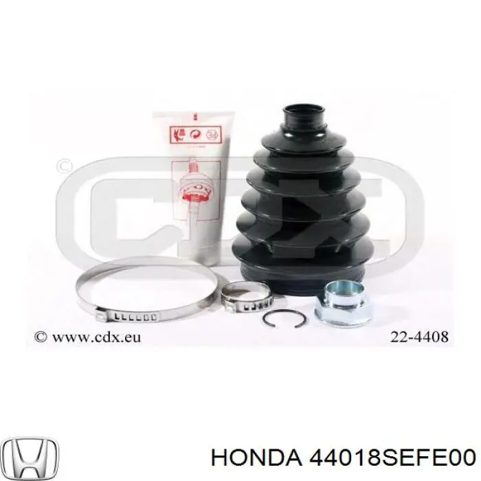 Пильник шарніра кутових швидкостей зовнішній передній Honda 44018SEFE00 ціна, від 11.43 USD