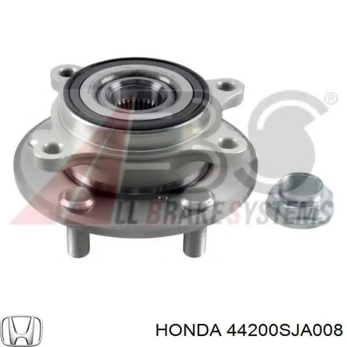 Маточина колеса передня Honda 44200SJA008 ціна, від 57.14 USD