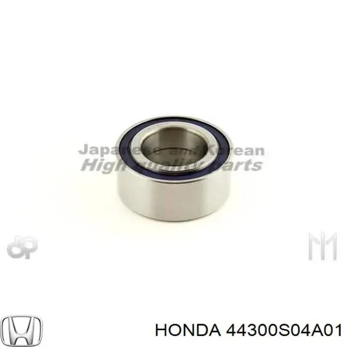 Комплект підшипник маточини передньої Honda 44300S04A01 ціна, від 17.84 USD