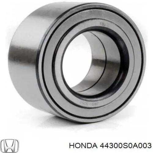 Комплект підшипник маточини передньої Honda 44300S0A003 ціна, від 26.41 USD