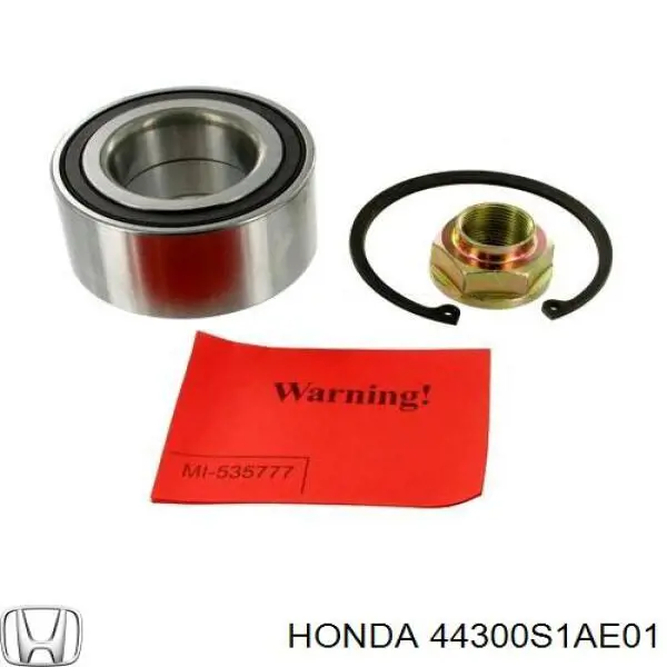 Купити 44300S1AE01 Honda Підшипник ступиці передньої