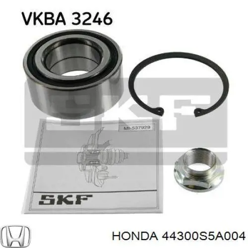 Комплект підшипник маточини передньої Honda 44300S5A004 ціна, від 19.58 USD