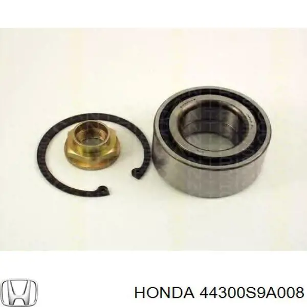 Комплект підшипник маточини передньої Honda 44300S9A008 ціна, від 18.90 USD