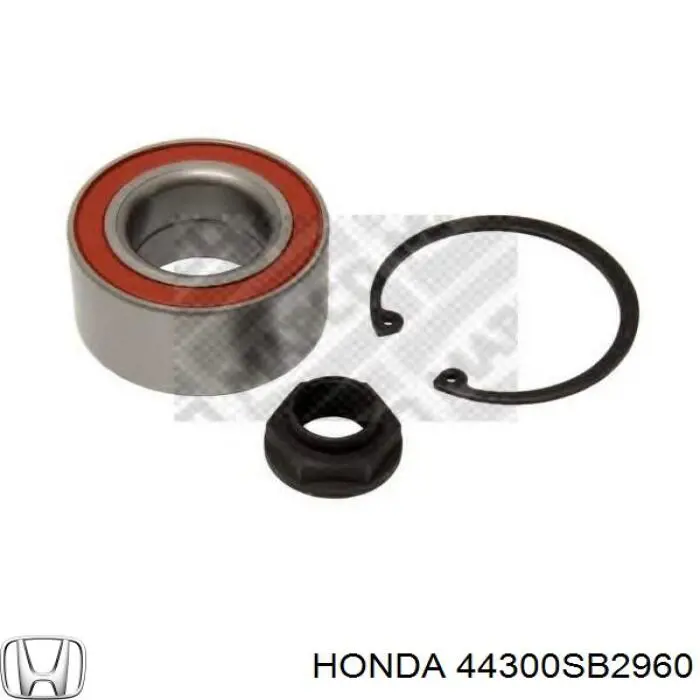 44300SB2960 Honda Підшипник маточини передньої