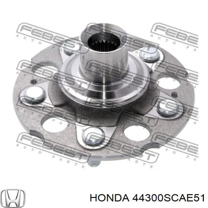 Підшипник маточини задньої Honda 44300SCAE51 ціна, від 23.74 USD
