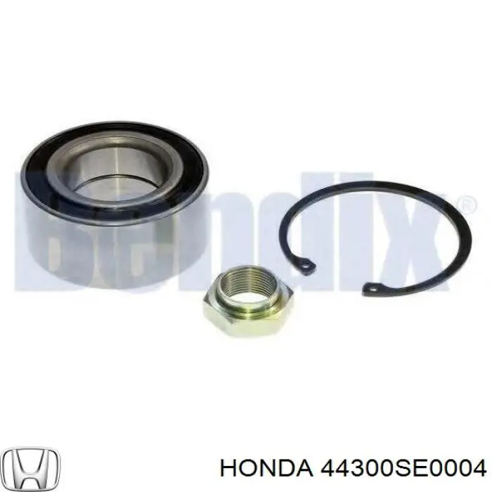 Комплект підшипник маточини передньої Honda 44300SE0004 ціна, від 16.01 USD