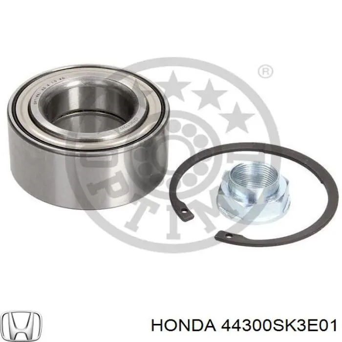 Комплект підшипник маточини передньої Honda 44300SK3E01 ціна, від 15.93 USD
