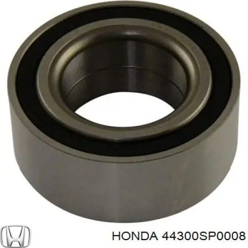 Комплект підшипник маточини передньої Honda 44300SP0008 ціна, від 28.44 USD