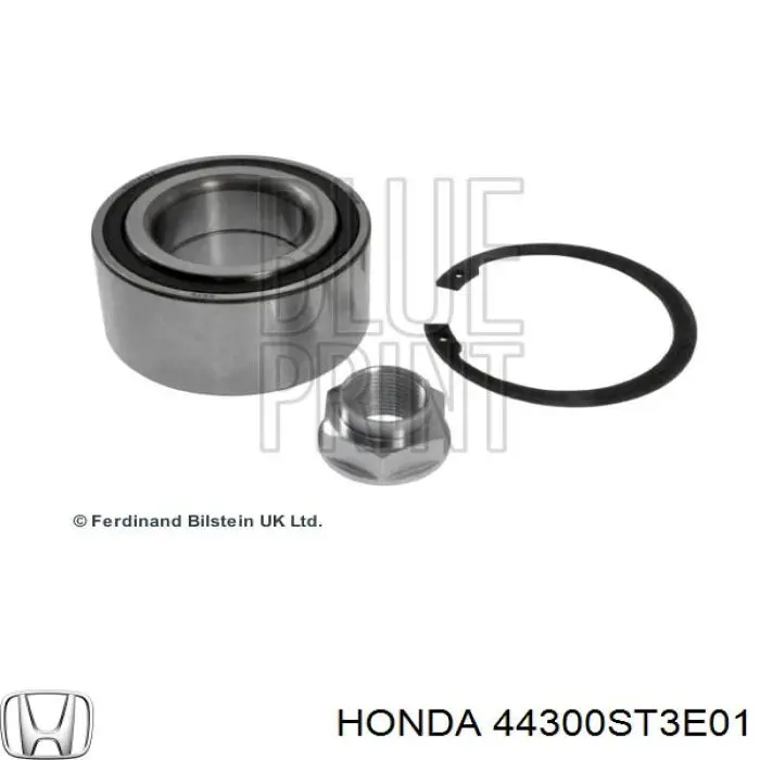 Комплект підшипник маточини передньої Honda 44300ST3E01 ціна, від 15.67 USD