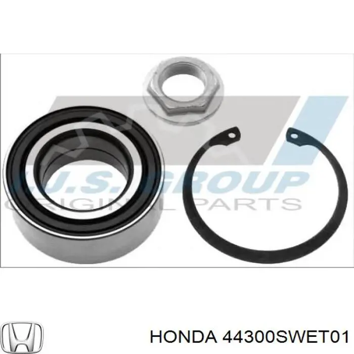 44300SWET01 Honda Підшипник ступиці задньої