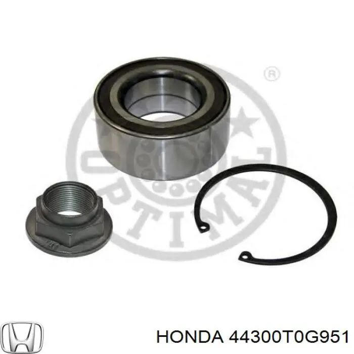 44300T0G951 Honda Підшипник маточини передньої