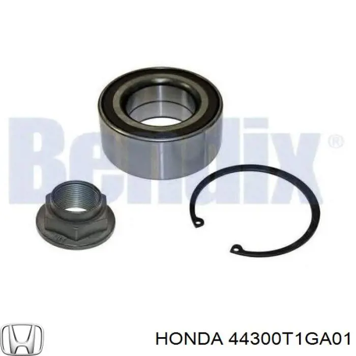 44300T1GA01 Honda Підшипник ступиці задньої