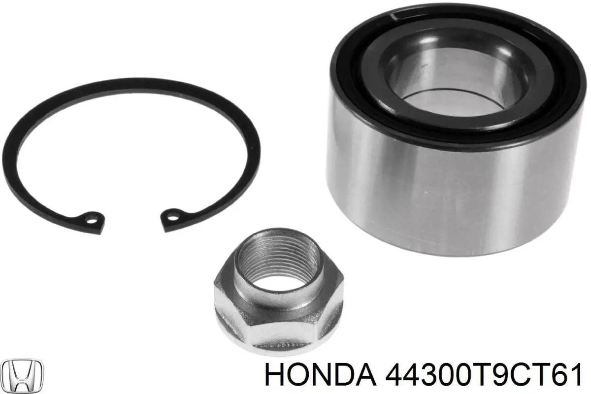 Комплект підшипник маточини передньої Honda 44300T9CT61 ціна, від 15.82 USD