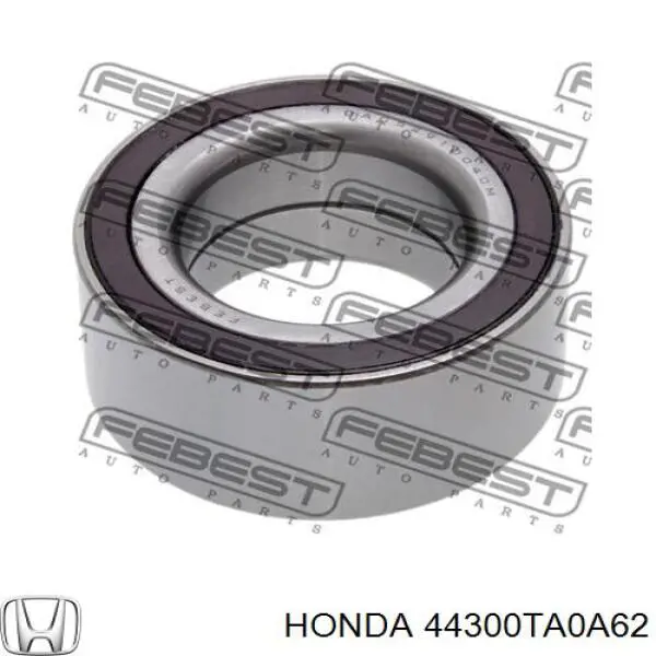 Комплект підшипник маточини передньої Honda 44300TA0A62 ціна, від 26.24 USD