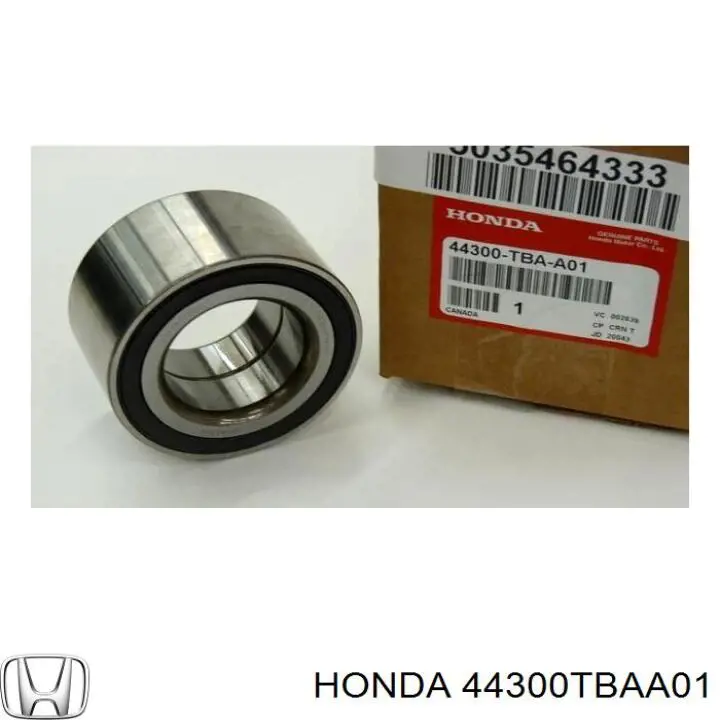 44300TBAA01 Honda Підшипник ступиці зовнішній, пер/зад