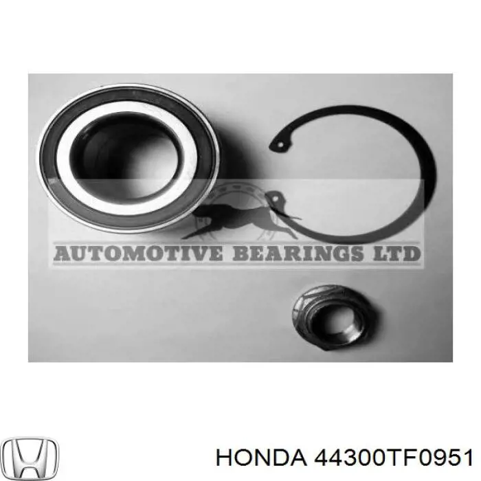 Купити 44300TF0951 Honda Підшипник ступиці передньої