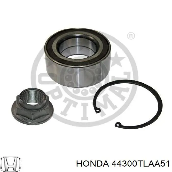 Комплект підшипник маточини передньої Alex AL44300TLAA51 ціна, від 68.45 USD