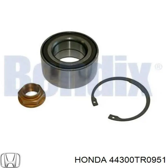 44300TR0951 Honda Підшипник маточини передньої