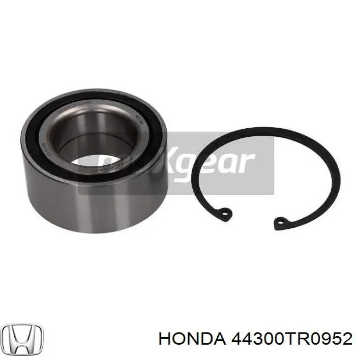 Комплект підшипник маточини передньої Honda 44300TR0952 ціна, від 24.21 USD