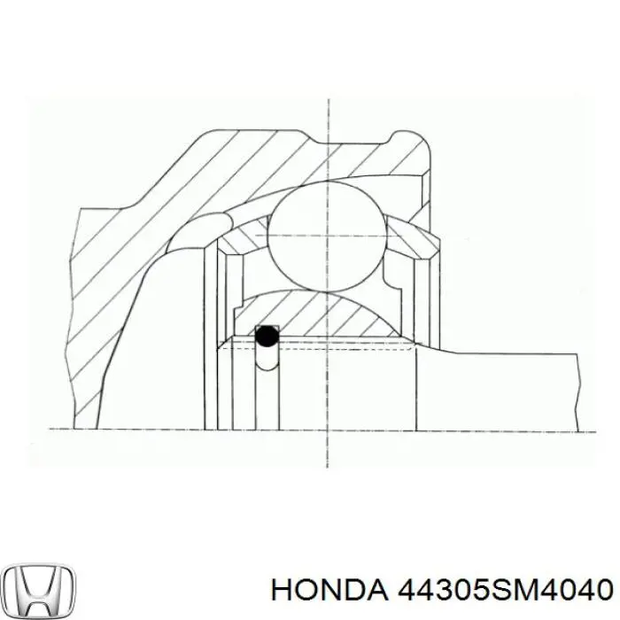 Купити Піввісь права Honda Accord IV CB3, CB7
