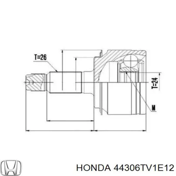  44306TV1E12 Honda