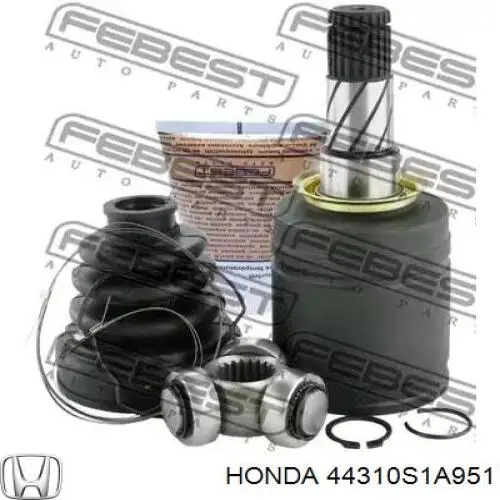 Передній внутрішній шрус на Honda Accord VI 