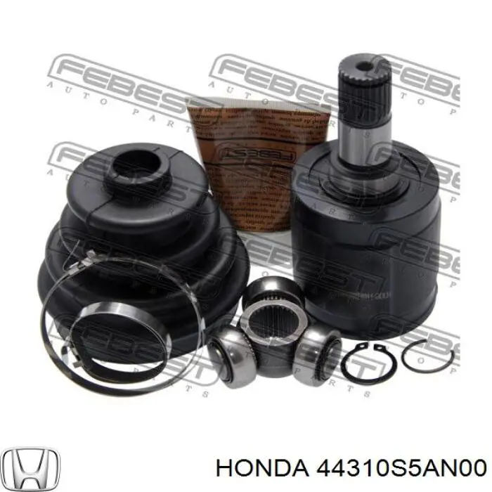 ШРКШ внутрішній, передній, лівий Honda 44310S5AN00 ціна, від 106.90 USD
