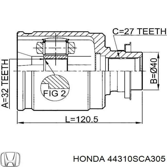  44310SCA305 Honda