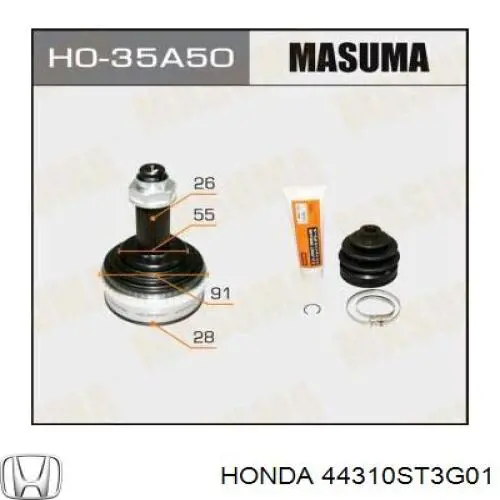  44310ST3G01 Honda