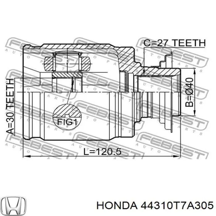 44310T7A305 Honda 