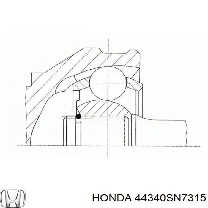 Купити 44340SN7315 Honda Шарнір приводу зовнішній