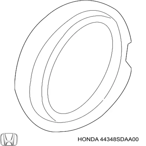 44348SDAA00 Honda втулка переднього поворотного кулака (цапфи)