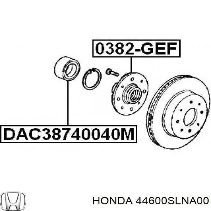 Маточина колеса передня Honda 44600SLNA00 ціна, від 17.77 USD