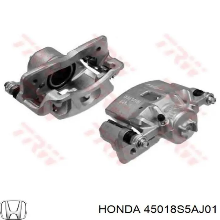 45018S5AJ01 Honda Супорт гальмівний передній правий