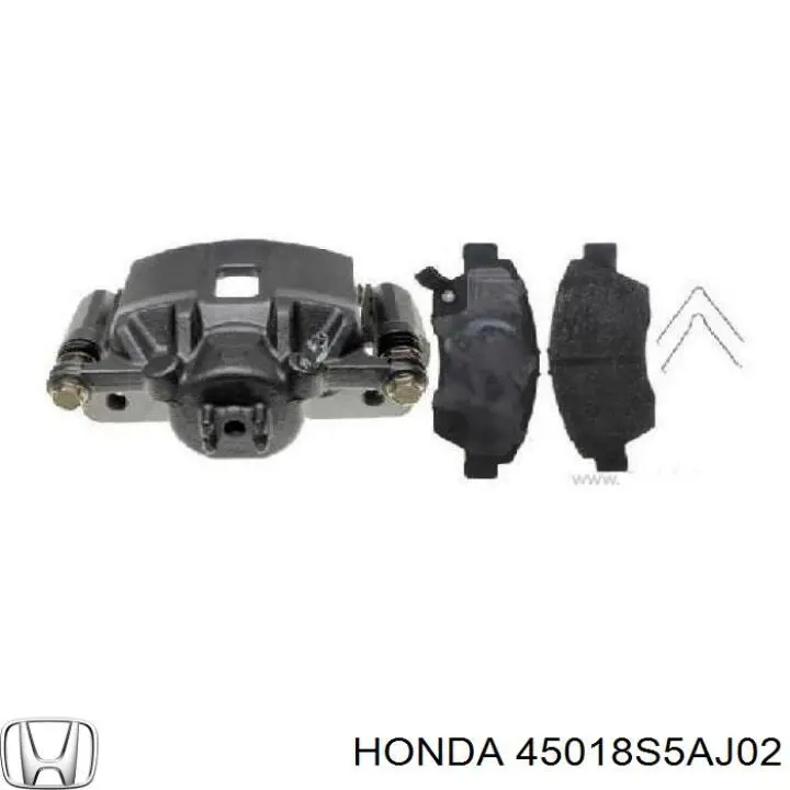 Купити 45018S5AJ02 Honda Супорт гальмівний передній правий