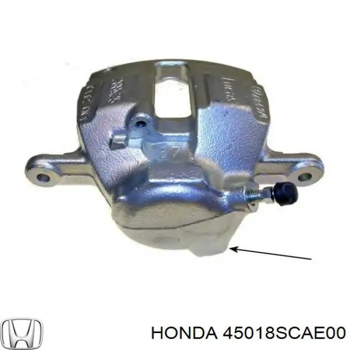 Супорт гальмівний передній правий 45018SCAE00 Honda