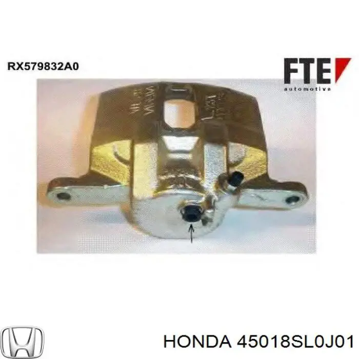 Супорт гальмівний передній правий Honda Shuttle 1 (RA1, RA5) (Хонда Шатл)
