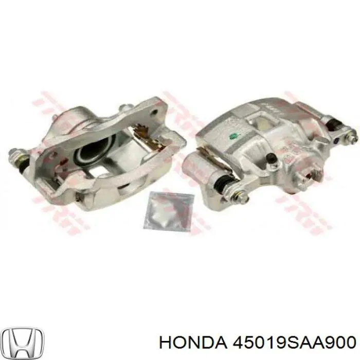 45019SAA900 Honda Супорт гальмівний, передній, лівий