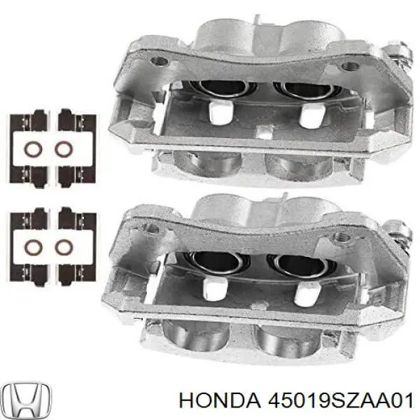 45019SZAA01 Honda Супорт гальмівний, передній, лівий