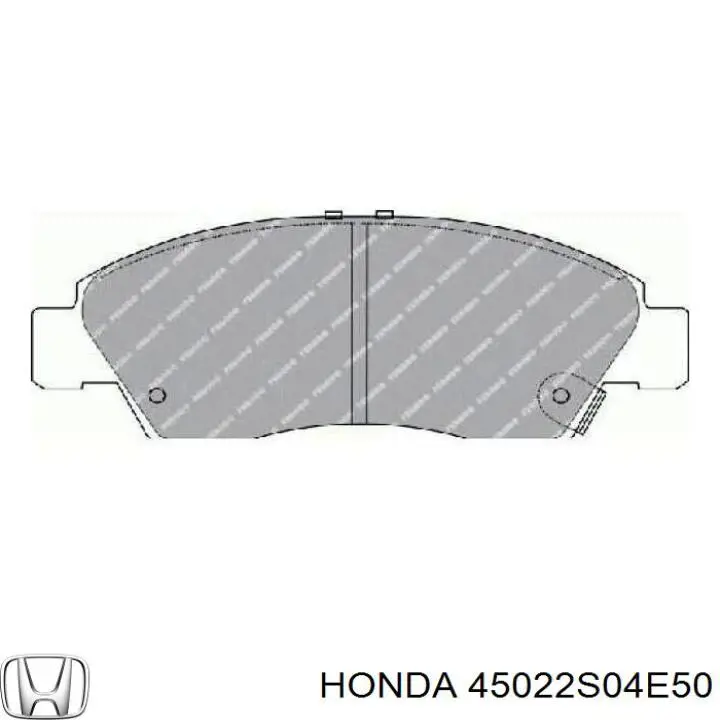 Гальмівні колодки Honda 45022S04E50 ціна, від 14.58 USD