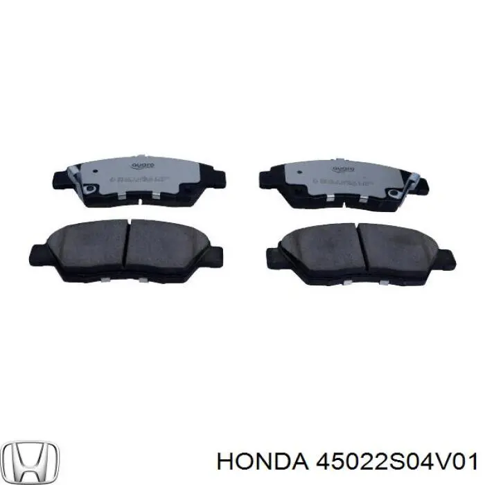 45022S04V01 Honda колодки гальмівні передні, дискові